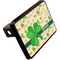 St. Patrick's Day Rectangular Car Hitch Cover w/ FRP Insert (Angle View)