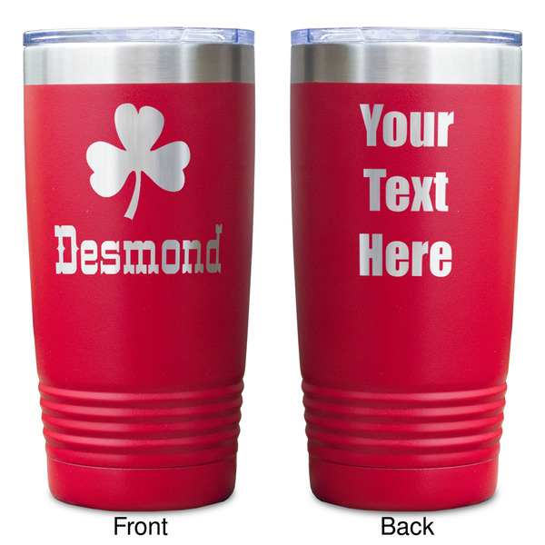 St. Patrick's Day Red Polar Camel Tumbler - 20oz - Double Sided - Approval