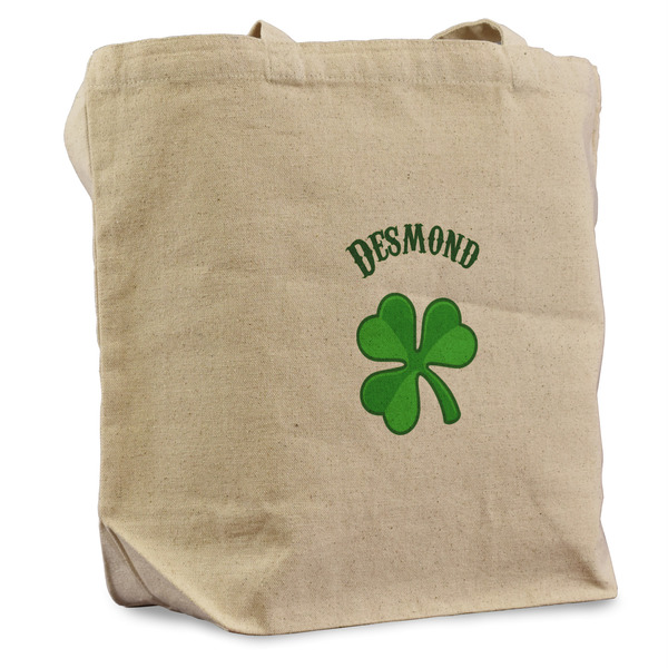 Custom St. Patrick's Day Reusable Cotton Grocery Bag (Personalized)