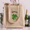 St. Patrick's Day Reusable Cotton Grocery Bag - In Context