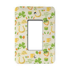 St. Patrick's Day Rocker Style Light Switch Cover (Personalized)