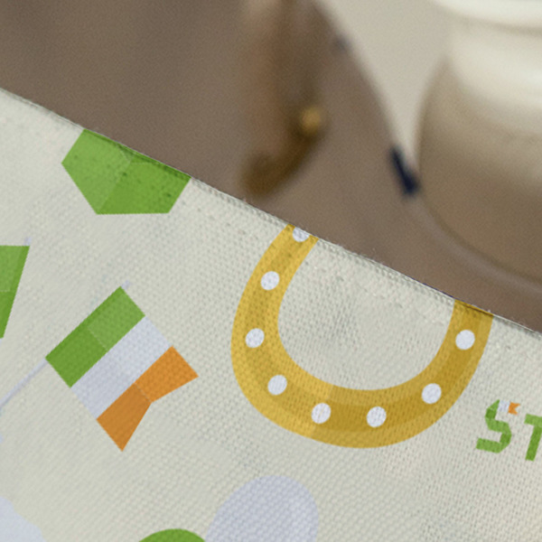 St. Patrick's Day Large Rope Tote - Close Up View