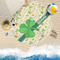 St. Patrick's Day Round Beach Towel Lifestyle