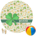 St. Patrick's Day Round Beach Towel (Personalized)