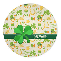 St. Patrick's Day 5' Round Indoor Area Rug (Personalized)
