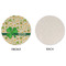 St. Patrick's Day Round Linen Placemats - APPROVAL (single sided)