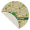 St. Patrick's Day Round Linen Placemats - Front (folded corner single sided)