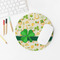 St. Patrick's Day Round Mousepad - LIFESTYLE 2