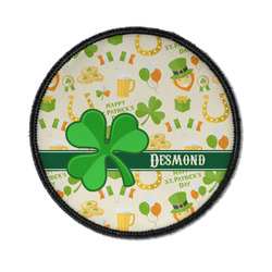 St. Patrick's Day Iron On Round Patch w/ Name or Text
