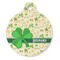 St. Patrick's Day Round Pet ID Tag (Personalized)