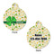 St. Patrick's Day Round Pet Tag - Front & Back