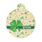 St. Patrick's Day Round Pet Tag