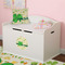 St. Patrick's Day Round Wall Decal on Toy Chest