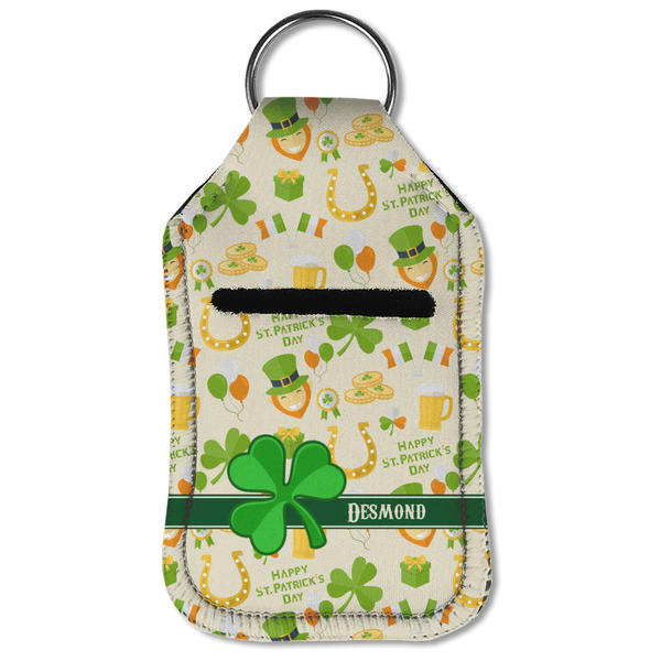 St. Patrick's Day Sanitizer Holder Keychain - Small (Front Flat)