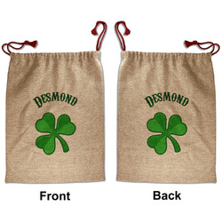 St. Patrick's Day Santa Sack - Front & Back (Personalized)