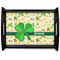 St. Patrick's Day Black Wooden Tray - Large (Personalized)