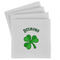 St. Patrick's Day Absorbent Stone Coasters - Set of 4 (Personalized)