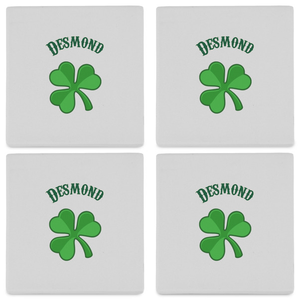 St. Patrick's Day Set of 4 Sandstone Coasters - See All 4 View
