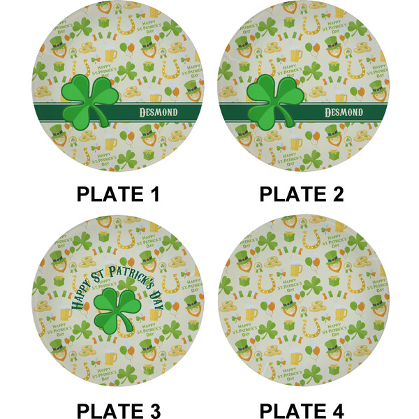 St. Patrick's Day Set of Appetizer / Dessert Plates (Approval)