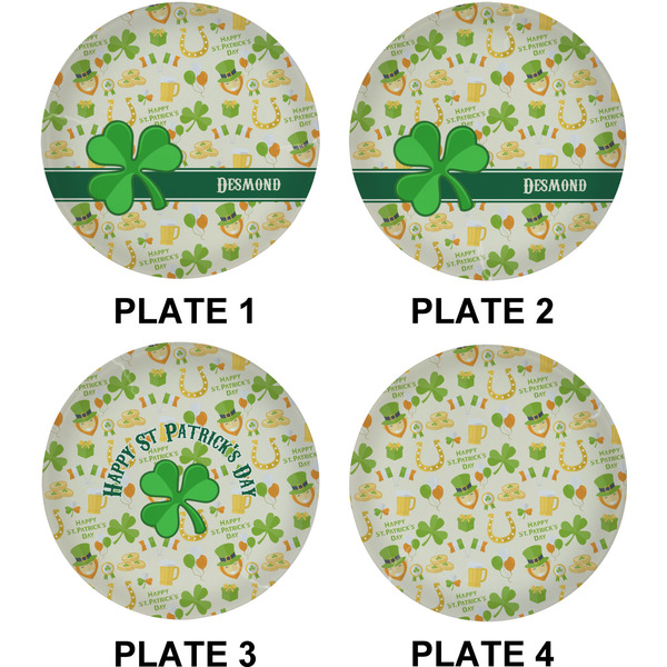 St. Patrick's Day Set of Lunch / Dinner Plates (Approval)