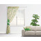 St. Patrick's Day Sheer Curtain With Window and Rod - in Room Matching Pillow
