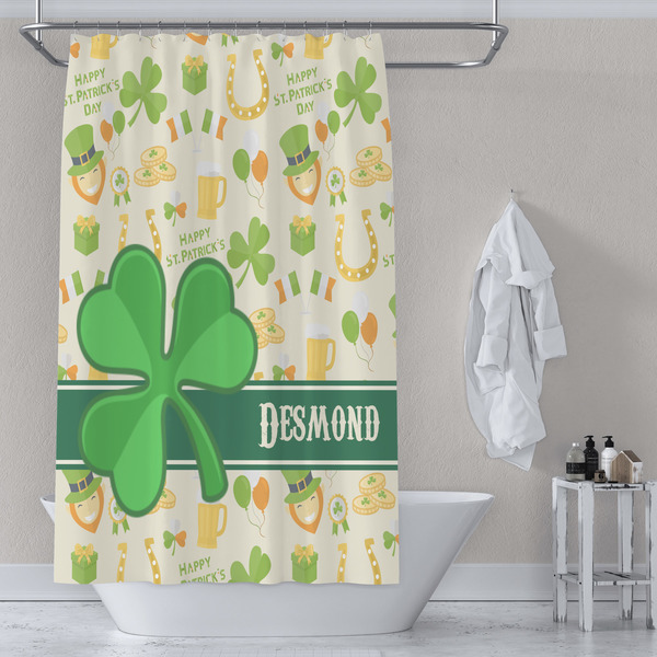 St. Patrick's Day Shower Curtain Lifestyle