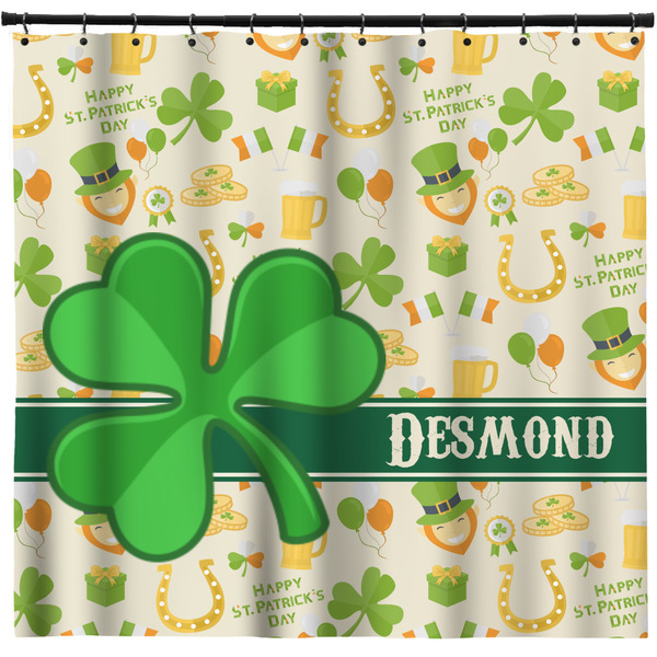 Custom St. Patrick's Day Shower Curtain - Custom Size (Personalized)