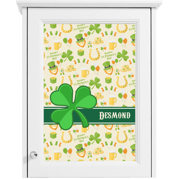 St. Patrick's Day Single White Cabinet Decal