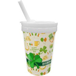 St. Patrick's Day Sippy Cup with Straw (Personalized)