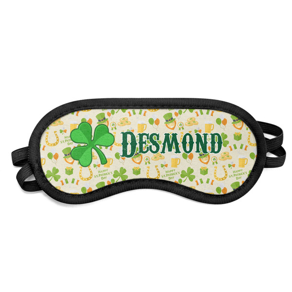 Custom St. Patrick's Day Sleeping Eye Mask - Small (Personalized)