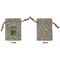 St. Patrick's Day Small Burlap Gift Bag - Front Approval