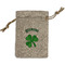 St. Patrick's Day Small Burlap Gift Bag - Front