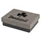 St. Patrick's Day Small Gift Box w/ Engraved Leather Lid (Personalized)