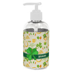 St. Patrick's Day Plastic Soap / Lotion Dispenser (8 oz - Small - White) (Personalized)