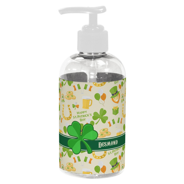 St. Patrick's Day Small Liquid Dispenser (8 oz) - White