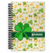 St. Patrick's Day Spiral Journal Large - Front View