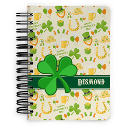 St. Patrick's Day Spiral Notebook - 5x7 w/ Name or Text