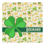 St. Patrick's Day Square Decal - Large (Personalized)