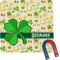 St. Patrick's Day Square Fridge Magnet (Personalized)