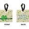 St. Patrick's Day Square Luggage Tag (Front + Back)