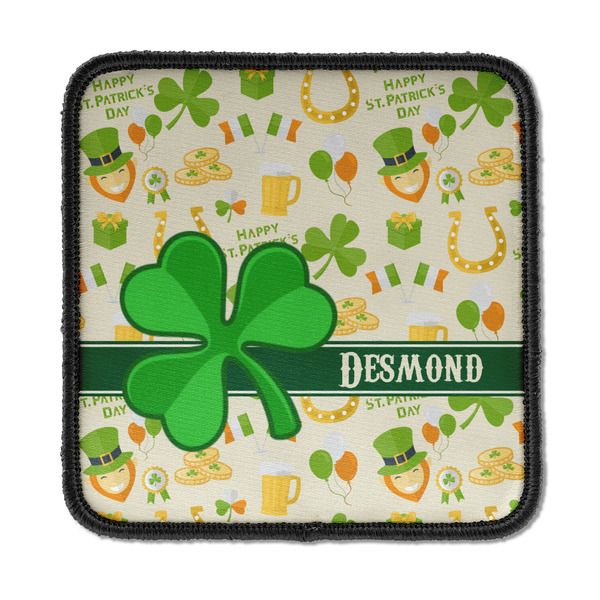 Custom St. Patrick's Day Iron On Square Patch w/ Name or Text