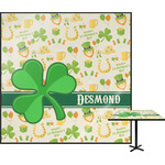St. Patrick's Day Square Table Top - 24" (Personalized)