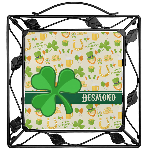 Custom St. Patrick's Day Square Trivet (Personalized)