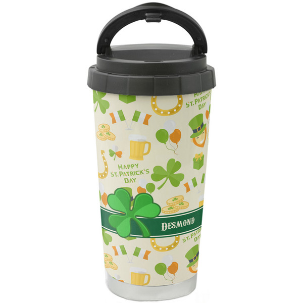 Custom St. Patrick's Day Stainless Steel Coffee Tumbler (Personalized)