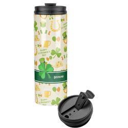 St. Patrick's Day Stainless Steel Skinny Tumbler (Personalized)