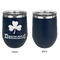 St. Patrick's Day Stainless Wine Tumblers - Navy - Single Sided - Approval