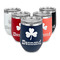St. Patrick's Day Steel Wine Tumblers Multiple Colors
