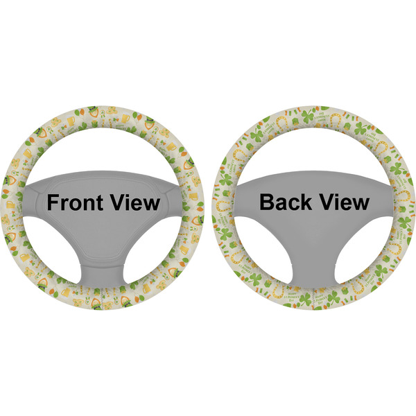 St. Patrick's Day Steering Wheel Cover- Front and Back