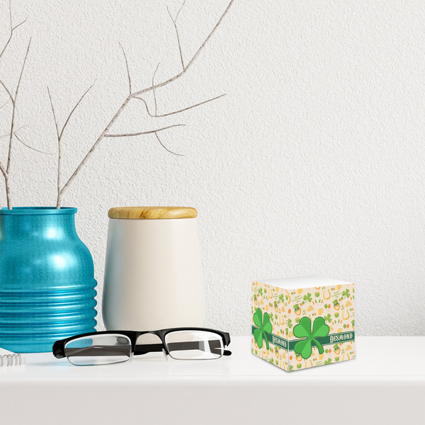 St. Patrick's Day Sticky Note Cube - LIFESTYLE