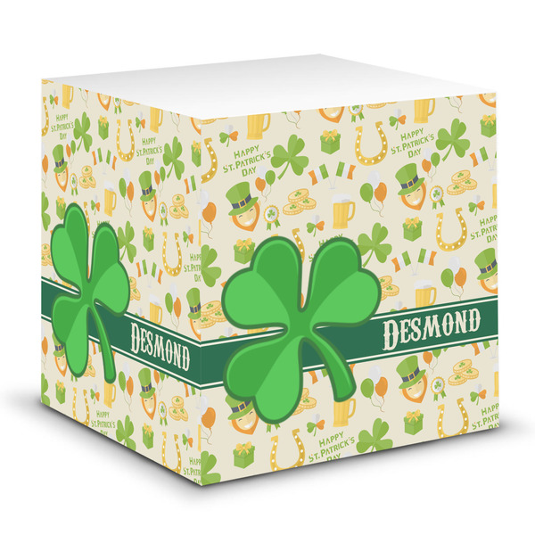 Custom St. Patrick's Day Sticky Note Cube (Personalized)